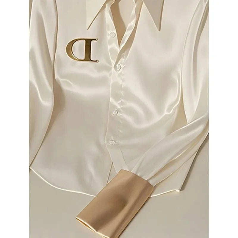 Chemise Élégante en Satin