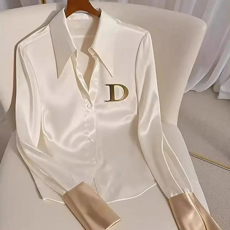 Chemise Élégante en Satin